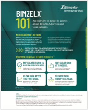 BIMZELX® 101 product overview to share with patients living with moderate-to-severe plaque psoriasis